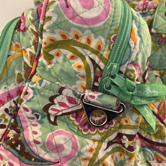 Vera Bradley Tutti Frutti Paisley Quilted Large Multiple Compartments Tote Bag - Picture 4 of 10